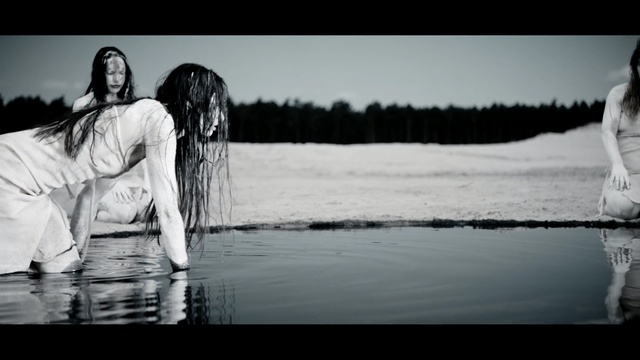 Video Reference: photograph, water, white, black, reflection, black and white, person, monochrome photography, girl, photography