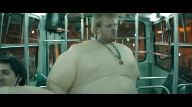 Video Reference: Shoulder, Snapshot, Muscle, Arm, Mode of transport, Joint, Public transport, Chest, Passenger, Photography