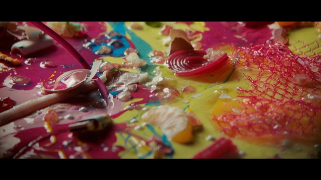 Video Reference: Pink, Sweetness, Food, Close-up, Art, Magenta, Cuisine, Visual arts, Macro photography