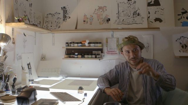 Video Reference: room, furniture, interior design, Person