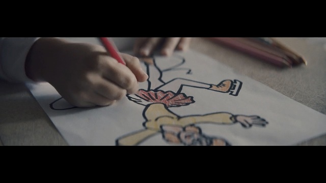 Video Reference: finger, hand, art, text, font, arm, design, drawing, chest, mouth