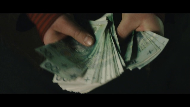 Video Reference: Cash, Money, Banknote, Currency, Paper, Money handling, Hand, Arm, Dollar, Mouth, Indoor, Table, Sitting, Green, Cutting, Knife, Cake, Woman, Holding, Food, Young, Man, Girl, Cut, Board, Laying, White, Pizza, Plate, Dress, Clothing, Dance, Text, Screenshot, Wedding dress