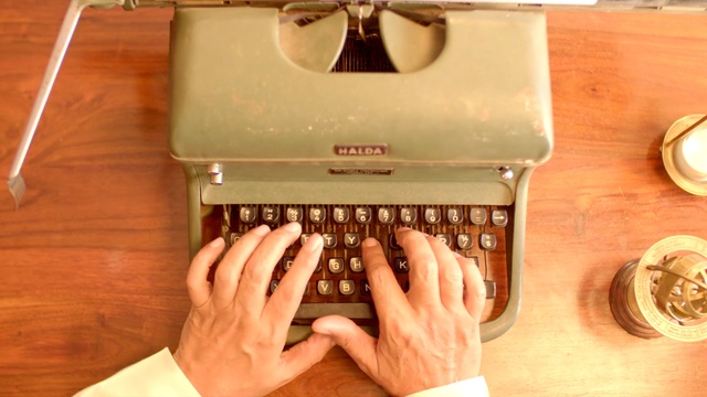 Video Reference: typewriter, office equipment