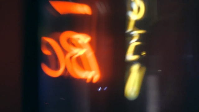 Video Reference: orange, light, neon sign, neon, darkness, night, font, signage, computer wallpaper