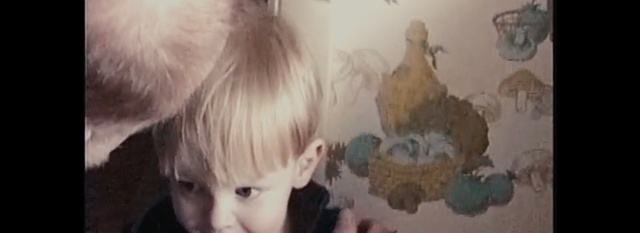 Video Reference: Hair, Face, Child, Head, Toddler, Nose, Hairstyle, Play, Cheek, Blond