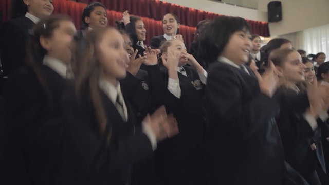 Video Reference: crowd, audience, event, fun, girl, Person