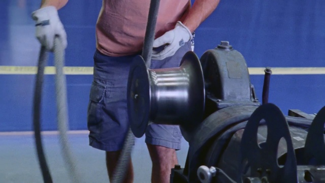 Video Reference: Machine, Metal, Steel, Machine tool, Person