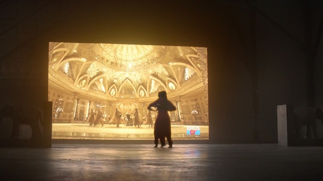 Video Reference: light, tourist attraction, art, stage, theatre, darkness, opera, theatre, shadow, Person