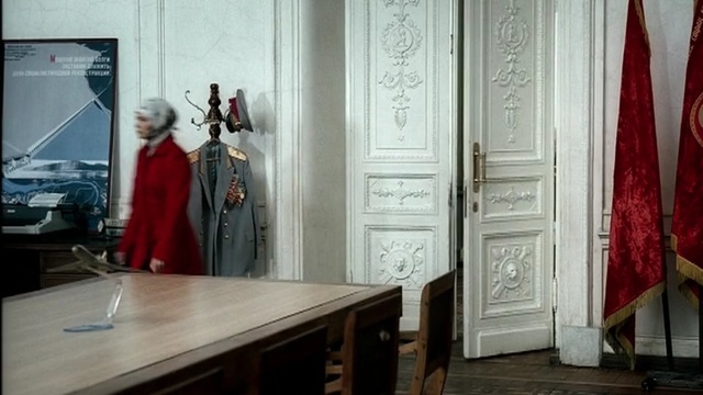 Video Reference: room, furniture, interior design, window, boutique, Person