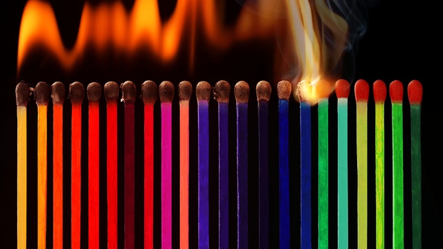 Video Reference: Colorfulness, Pencil, Writing implement, Office supplies, Crayon