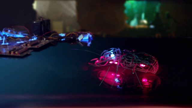 Video Reference: Blue, Light, Red, Electronics, Lighting, Purple, Technology, Electronic device, Electric blue, Night