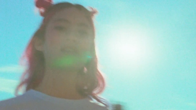 Video Reference: Hair, Head, Nose, Underwater, Neck, Cheek, Mouth, Organism, Fun, Long hair