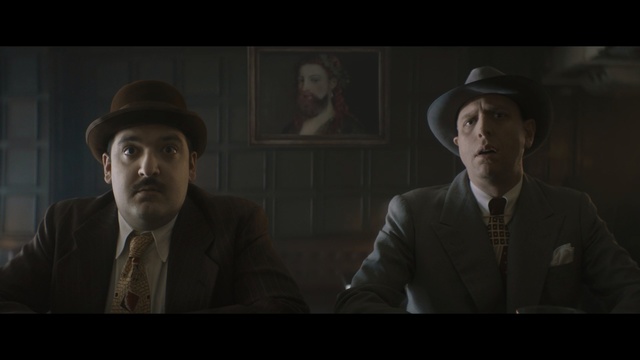 Video Reference: Movie, Gentleman, Screenshot, Male, Human, Darkness, Headgear, Hat, Fedora, Photography, Person