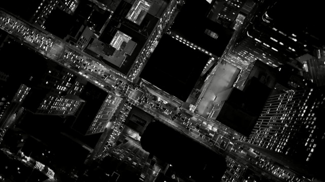 Video Reference: black, black and white, metropolis, monochrome photography, night, darkness, atmosphere, photography, monochrome, sky