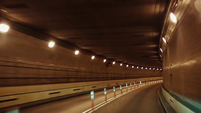 Video Reference: Tunnel, Road, Metropolitan area, Light, Infrastructure, Lighting, Thoroughfare, Highway, Mode of transport, Architecture