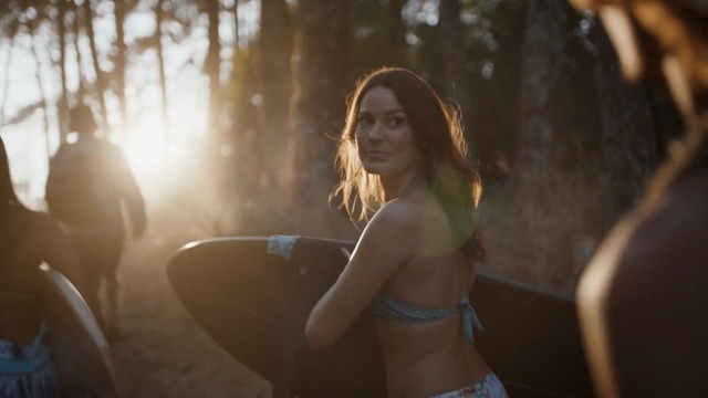 Video Reference: girl, beauty, sunlight, human body, black hair, fun, tree, model, computer wallpaper, darkness, Person