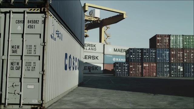 Video Reference: Shipping container, Architecture, Building, Person