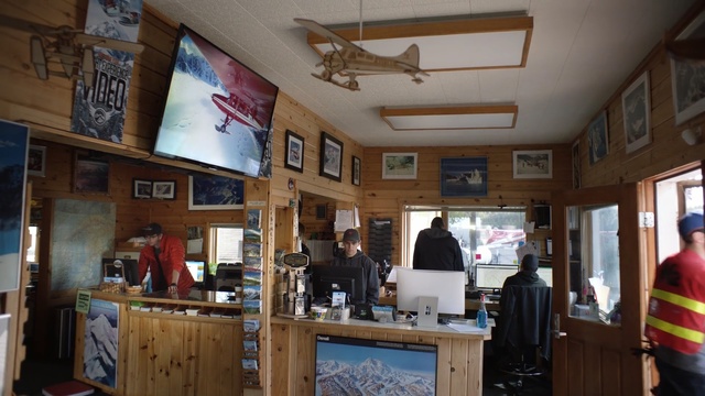 Video Reference: restaurant, bar, interior design, Person