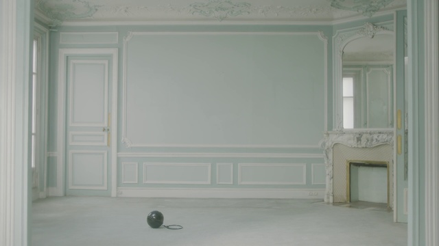 Video Reference: Room, Property, Wall, Floor, Molding, Architecture, Ceiling, Plaster, Material property, House
