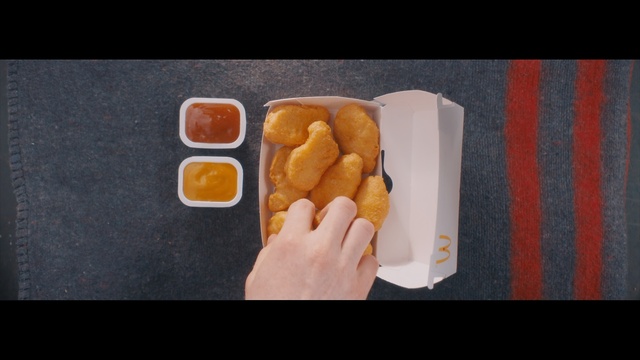Video Reference: Fast food, Junk food, Fried food, Food, Dish, Hand, Cheese puffs, Finger, Cuisine, Side dish