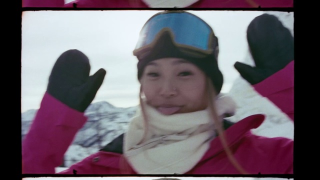 Video Reference: Pink, Snapshot, Cool, Fun, Magenta, Photography, Child, Photo caption, Smile, Square