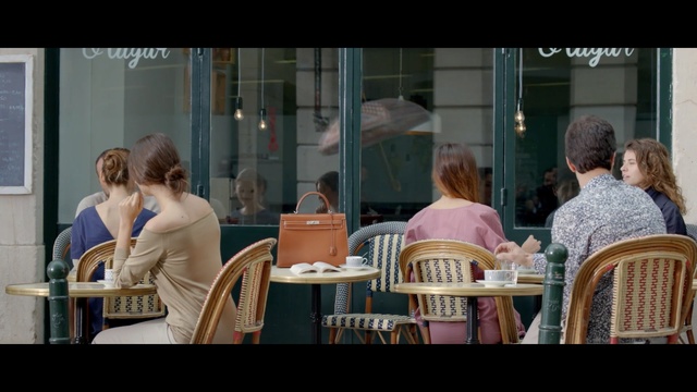 Video Reference: conversation, screenshot, fun, restaurant, Person