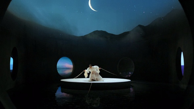 Video Reference: Sky, Light, Moonlight, Moon, Atmosphere, Space, Astronomical object, Photography, Night, Illustration