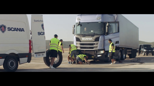 Video Reference: Mode of transport, Transport, Motor vehicle, Vehicle, Commercial vehicle, Truck, trailer truck, Asphalt, Car, Truck driver