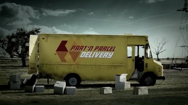 Video Reference: Land vehicle, Vehicle, Truck, Motor vehicle, Commercial vehicle, Mode of transport, Transport, Car, Yellow, Light commercial vehicle