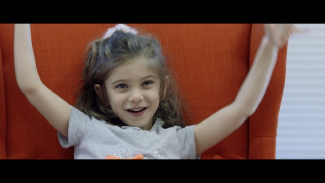 Video Reference: Hair, Face, Photograph, Facial expression, Child, Blond, Head, Arm, Fun, Nose, Person