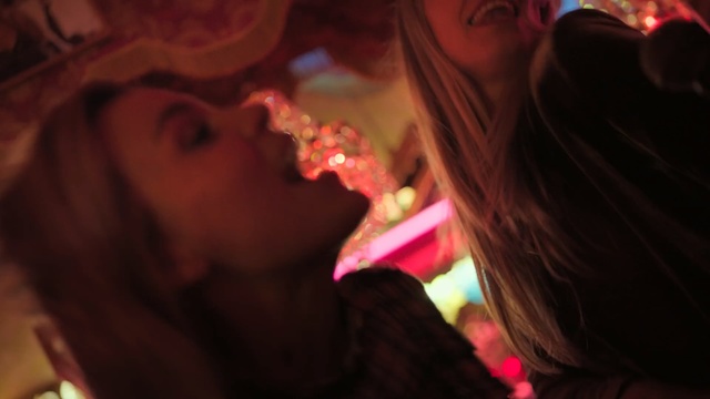 Video Reference: girl, fun, human body, event, mouth, organ, darkness, smile, night, computer wallpaper