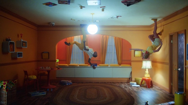 Video Reference: Ceiling, Room, Interior design, Lighting, House, Building, Architecture, Light fixture, Chapel, Floor