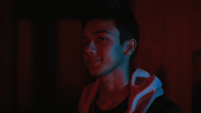 Video Reference: red, darkness, human body, human, night, organ, performance, muscle, fun, scene, Person