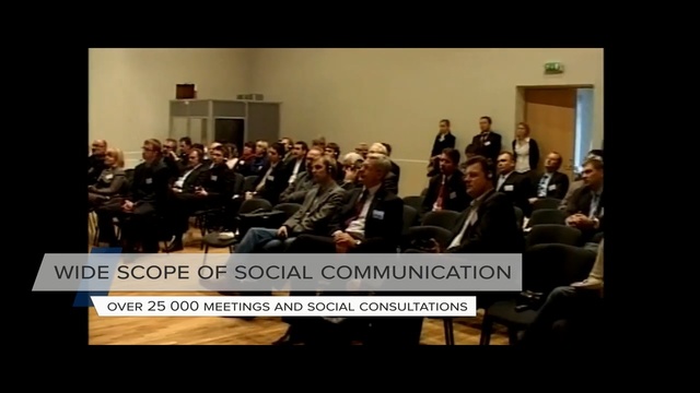 Video Reference: Audience, People, Crowd, Event, Academic conference, Music, Conversation, Public speaking, Font, Auditorium, Person