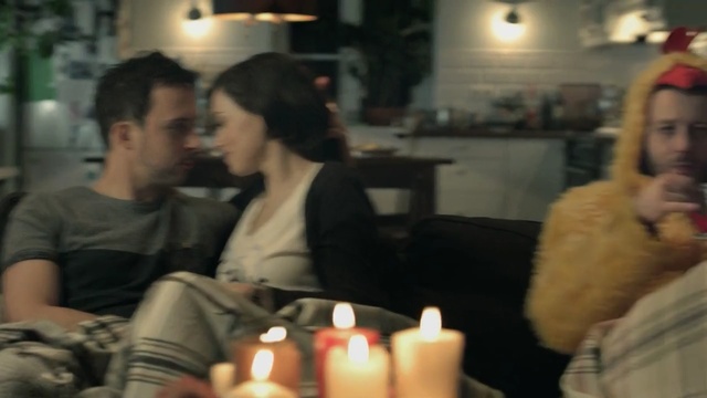 Video Reference: Lighting, Fun, Restaurant, Candle, Event, Drink, Alcohol, Drinkware, Conversation, Party, Person