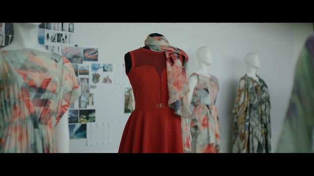 Video Reference: clothing, blue, dress, red, fashion, outerwear, boutique, formal wear, girl, gown