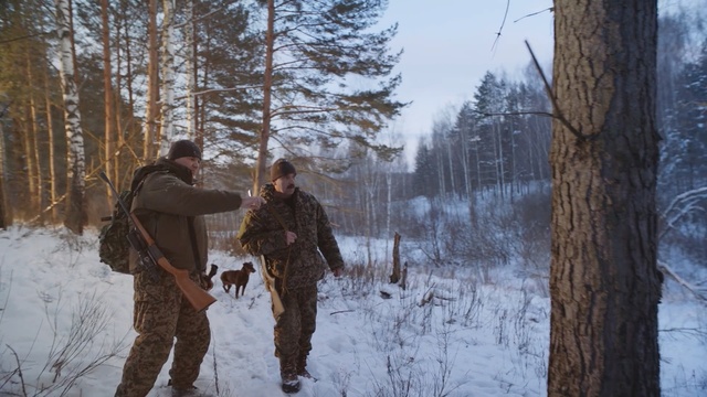 Video Reference: Winter, Snow, Tree, Recreation, Soldier, Person