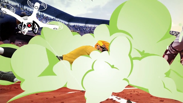 Video Reference: cartoon, yellow, art, illustration, graphic design, horse like mammal, fictional character, organism, fiction, computer wallpaper, Person