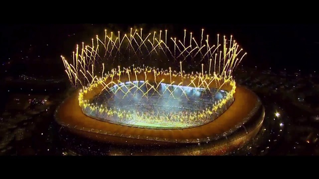 Video Reference: Sport venue, Stadium, Water, Light, Fountain, Arena, Lighting, Water feature, Night, Architecture