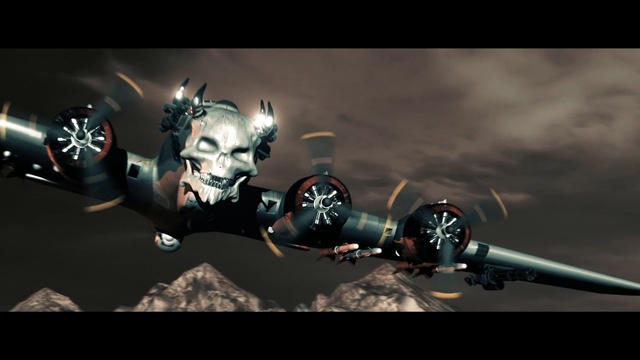 Video Reference: Screenshot, Games, Animation, Digital compositing, Pc game, Fictional character, Darkness, Photo, Plane, Air, Flying, Airplane, Cloudy, Propeller, Dark, Street, Man, Baseball, Large, Doing, Night, White, Cartoon, Fantasy, Aircraft, Outdoor object