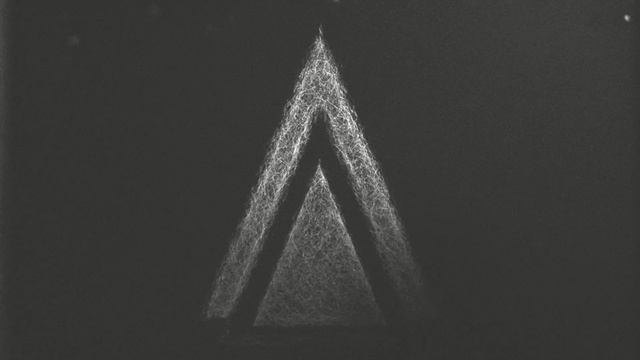 Video Reference: black, black and white, monochrome photography, monochrome, triangle, darkness, triangle, computer wallpaper, angle, sky, Person