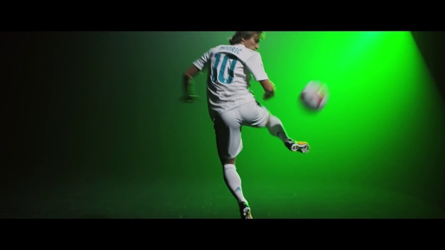 Video Reference: Green, Football, Football player, Player, Ball, Sports equipment, Soccer ball, Soccer, Kick, Soccer kick