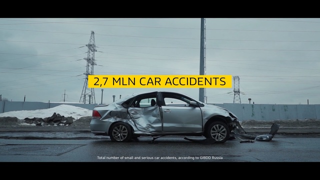 Video Reference: Land vehicle, Vehicle, Car, Mid-size car, Automotive design, Crash, Compact car, Vehicle door, Sedan, Subcompact car