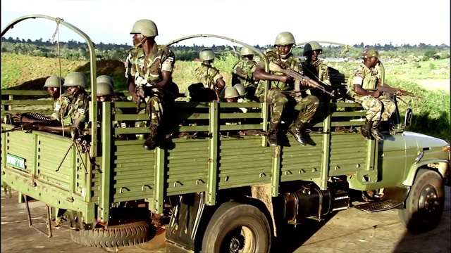 Video Reference: Motor vehicle, Mode of transport, Vehicle, Military vehicle, Transport, Military, Soldier, Truck, Military organization, Army