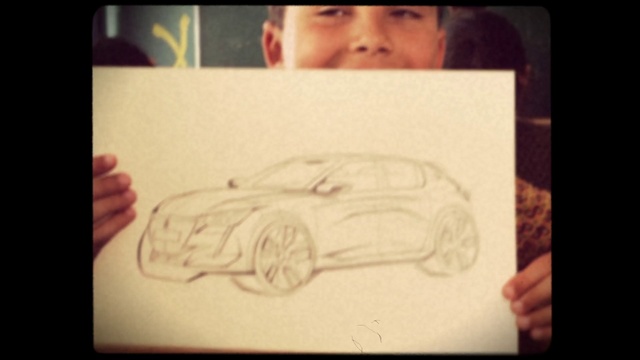 Video Reference: White, Drawing, Automotive design, Sketch, Product, Text, Child, Car, Hand, Vehicle