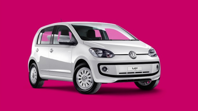 Video Reference: Land vehicle, Vehicle, City car, Car, Motor vehicle, Volkswagen up, Automotive design, Vehicle door, Volkswagen, Compact car