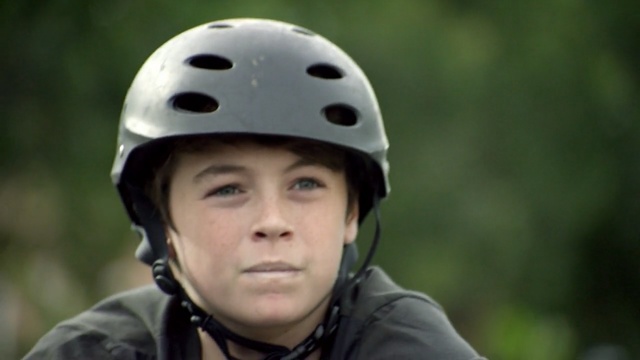 Video Reference: helmet, headgear, bicycle helmet, personal protective equipment, bicycle clothing, bicycles equipment and supplies, adventure, product, Person