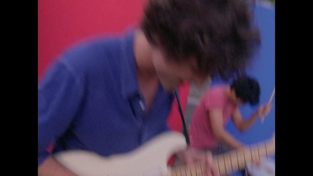 Video Reference: blue, red, guitarist, string instrument, music, skin, singing, guitar, plucked string instruments, fun