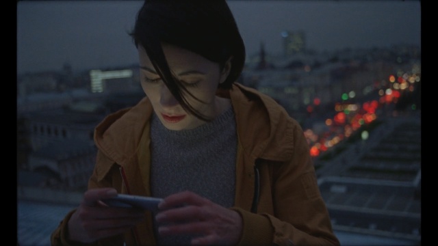 Video Reference: Snapshot, Black hair, Screenshot, Human, Sky, Fun, Mouth, Photography, Darkness, Long hair