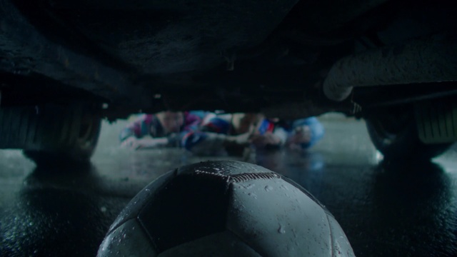 Video Reference: water, darkness, reflection, light, atmosphere, night, screenshot, midnight, Person